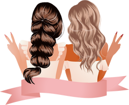 Girl Bestfriends Illustration